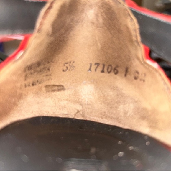 Paul Green Women’s  Red Suede Loafers Elegant Slip-On Flats - Picture 10 of 11